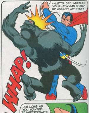 Punch the Gorilla: Makes you as cool as Superman!