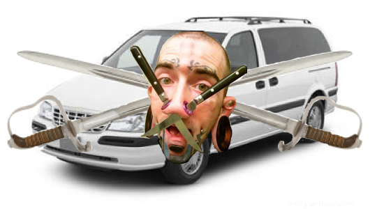 The Dodge Caravan: Perfect for families on the go. And tweakers.