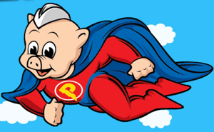 Haha, just kidding with that pig-fucker crack, Piggly Wiggly-Man! Please don't hurt me.