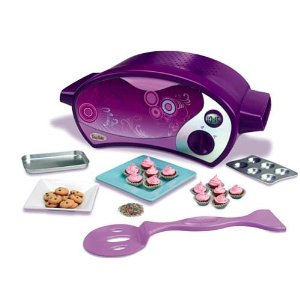 With the new Hasbro Easy Bake Oven Ultimate Oven you can burn your fingers and your small pets as well as make microscopic shitty cupcakes.