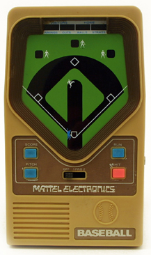 Mattel Electronics' Baseball. When future archaeologists dig one of these up, they will think less of us for it.
