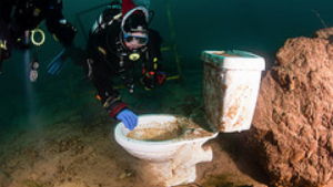 The hardest part of the cleanup was removing the barnacles.