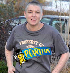 Sinead O'Connor: Radical feminist lesbian peanut.