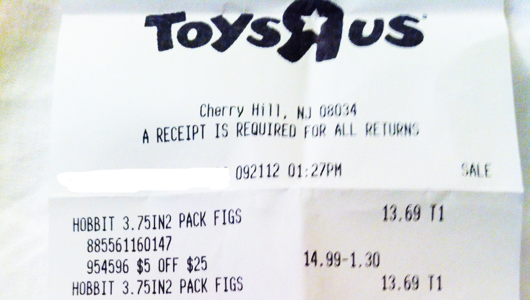I have a mental picture of the typical Toys R Us patron in Cherry Hill, New Jersey, and it's making me laugh.