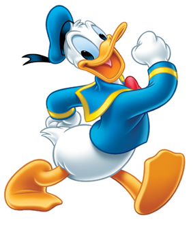 I'm like Donald Duck, always strutting around, rocking the unfurnished basement.