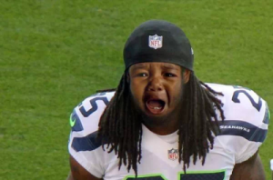 No, don't cry baby Sherman!